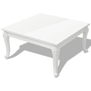 vidaXL Coffee Table 80x80x42 cm High Gloss White vidaXL Coffee Table 80x80x42 cm High Gloss White