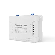 Sonoff 4-Gang Wi-Fi Smart Switch with 3 Working Modes White Sonoff 4-Gang Wi-Fi Smart Switch with 3 Working Modes White