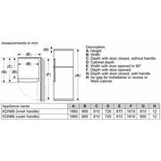 Bosch 687L Freestanding Fridge Freezer KDN86AI30M Bosch 687L Freestanding Fridge Freezer KDN86AI30M