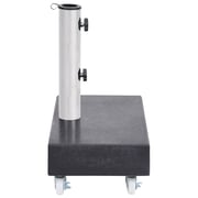 Vidaxl Umbrella Base Black 45x25x8 Cm Granite Vidaxl Umbrella Base Black 45x25x8 Cm Granite