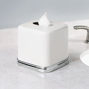 Idesign York Facial Tissue Box Cover, Vintage Holder For Bathroom Vanity Countertops, 5.75 Idesign York Facial Tissue Box Cover, Vintage Holder For Bathroom Vanity Countertops, 5.75