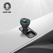 Green Wireless Hands-Free Car Kit with Built-In - FM Transmitter ( QC3.0 + PD 20W ) 38W Black Green Wireless Hands-Free Car Kit with Built-In - FM Transmitter ( QC3.0 + PD 20W ) 38W Black
