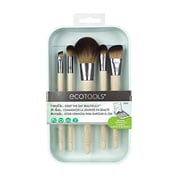 EcoTools Makeup Brush Set for Eyeshadow, Foundation, Blush, and Concealer, Set of 5