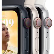Apple Watch SE GPS + Cellular 44mm Starlight Aluminum Case with Starlight Sport Band - Regular Apple Watch SE GPS + Cellular 44mm Starlight Aluminum Case with Starlight Sport Band - Regular
