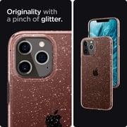 Spigen Liquid Crystal Glitter Designed For iPhone 12 Pro Max Case/Cover Rose Quartz Spigen Liquid Crystal Glitter Designed For iPhone 12 Pro Max Case/Cover Rose Quartz