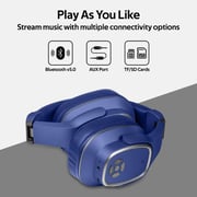 Promate CORVIN Wireless On-Ear Headphone Blue Promate CORVIN Wireless On-Ear Headphone Blue