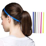 Barode Sports Headband No Slip Grip Running Thin Hairband Elastic Single Band Silicone Lined Fitness Sweatband For Women And Girls(Pack Of 6) Barode Sports Headband No Slip Grip Running Thin Hairband Elastic Single Band Silicone Lined Fitness Sweatband For Women And Girls(Pack Of 6)