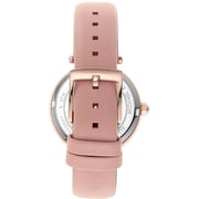 Michael Kors Parker Pave Rose Gold Leather Analog Women Watch MK6808 Michael Kors Parker Pave Rose Gold Leather Analog Women Watch MK6808