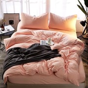 DealsForLess Double Peach Duvet Cover Set