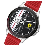 Scuderia Ferrari Pilota Quartz Red Rubber Watch For Men 830657