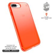 Speck Presidio Neon Case Clear/Orange For Apple iPhone 7/6S/6 Plus - 887416498