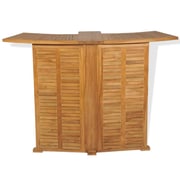 vidaXL Folding Bar Table 155x53x105 cm Solid Teak Wood vidaXL Folding Bar Table 155x53x105 cm Solid Teak Wood