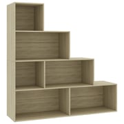 Vidaxl Book Cabinet/room Divider Sonoma Oak 155x24x160 Cm Engineered Wood Vidaxl Book Cabinet/room Divider Sonoma Oak 155x24x160 Cm Engineered Wood
