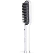 Kskin Hair Straightener Brush Hair Straightening Iron With Built-in Comb, 20s Fast Heating 5 Gears Settings Anti-scald Perfect For Professional Salon At Home Kd380,white Kskin Hair Straightener Brush Hair Straightening Iron With Built-in Comb, 20s Fast Heating 5 Gears Settings Anti-scald Perfect For Professional Salon At Home Kd380,white