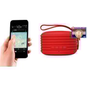 Fresh N Rebel Rockbox 1RB400RD Round Bluetooth Speaker Red Fresh N Rebel Rockbox 1RB400RD Round Bluetooth Speaker Red