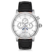 Omax Masterpiece Collection Black Leather Analog Watch For Men MG32P62I Omax Masterpiece Collection Black Leather Analog Watch For Men MG32P62I