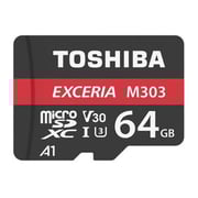 Toshiba 64GB EXCERIA M303 microSD UHS-I U3 Class10 V30 A1 micro SD Card 98MB/s