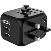Xcell Universal Travel Adapter Black