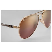 RayBan RB8317CH-001/6B Chromance New Aviator Gold Polarized U Sunglasses RayBan RB8317CH-001/6B Chromance New Aviator Gold Polarized U Sunglasses