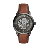 Fossil Men's Automatic Watch, Analog Display And Leather Strap - Me3161 Fossil Men's Automatic Watch, Analog Display And Leather Strap - Me3161