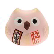 Kotobuki Fukuro Owl Charm Renai-Un Collectible Figurine, Love, Pink Kotobuki Fukuro Owl Charm Renai-Un Collectible Figurine, Love, Pink