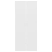 vidaXL Shoe Cabinet White 80x35.5x180 cm Engineered Wood vidaXL Shoe Cabinet White 80x35.5x180 cm Engineered Wood