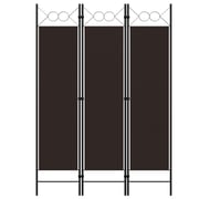 Vidaxl 3-panel Room Divider Brown 120x180 Cm Vidaxl 3-panel Room Divider Brown 120x180 Cm