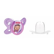Nuby Butterfly Oval Soother/Pacifier From 0 - 6 Months,(1pc soother + 1 re-usable cover) - Hedgedog Nuby Butterfly Oval Soother/Pacifier From 0 - 6 Months,(1pc soother + 1 re-usable cover) - Hedgedog