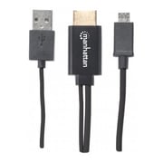 Manhattan MHL HDTV Cable 1.5m Black 151498