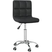 Vidaxl Swivel Office Chair Black Faux Leather Vidaxl Swivel Office Chair Black Faux Leather