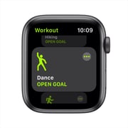 apple watch se space grey aluminium case with sport band