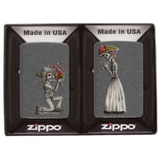 Zippo 28987 Iron Stone Wedding Couple Windproof Lighter