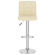Vidaxl Bar Stools 2 Pcs Cream Fabric Vidaxl Bar Stools 2 Pcs Cream Fabric