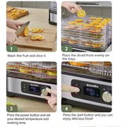 Biolomix Food Dehydrator Machine Bpa Free 5 Trays With Digital Timer And Temperature Control For Fruit Vegetable Meat Beef Jerky Bd1200e Biolomix Food Dehydrator Machine Bpa Free 5 Trays With Digital Timer And Temperature Control For Fruit Vegetable Meat Beef Jerky Bd1200e