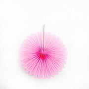 Unique Industries, Mini Tissue Paper Fan Decorations, 6 Inches, Party Supplies - Hot Pink, Pack Of 3 Unique Industries, Mini Tissue Paper Fan Decorations, 6 Inches, Party Supplies - Hot Pink, Pack Of 3