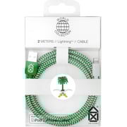 Case Scenario CSCABLWC01RUH Fabric Lightning Cable KSA Flag 2M Case Scenario CSCABLWC01RUH Fabric Lightning Cable KSA Flag 2M