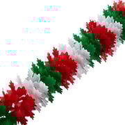 Beistle Pkgd Pageant Garland (Red, White, Green) Party Accessory (1 Count) (1/Pkg) Beistle Pkgd Pageant Garland (Red, White, Green) Party Accessory (1 Count) (1/Pkg)