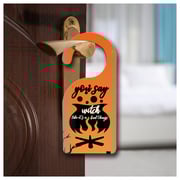 Wackylicious Halloween You say witch Door Hanger
