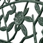 Vidaxl Garden Bench 100 Cm Cast Aluminium Green Vidaxl Garden Bench 100 Cm Cast Aluminium Green