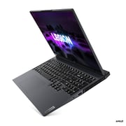 Lenovo Legion 5 Pro 16ACH6H (82JQ00H4AX) Gaming Laptop AMD Ryzen 7-5800H-3.20GHz 32GB 1TB SSD Win11 Home 16inch WQXGA Grey 8GB NVIDIA GeForce RTX 3070 English/Arabic Keyboard- Middle East Version