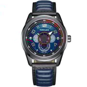 Tornado Men's Chronograph Blue Dial Watch - T20105-blll