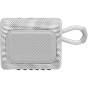 JBL GO 3 Bluetooth Portable Waterproof Speaker White JBL GO 3 Bluetooth Portable Waterproof Speaker White