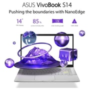 Asus VivoBook S14 S433FL-EB079T Laptop - Core i7 1.8GHz 8GB 512GB 2GB Win10 14inch FHD Green English/Arabic Keyboard Asus VivoBook S14 S433FL-EB079T Laptop - Core i7 1.8GHz 8GB 512GB 2GB Win10 14inch FHD Green English/Arabic Keyboard