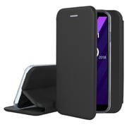 2B Flip Leather Cover Black For Huawei Y6 Prime 2018 2B Flip Leather Cover Black For Huawei Y6 Prime 2018