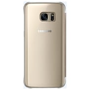Samsung EFZG935CFEGAE Clear View Cover Gold For Galaxy S7 Edge Samsung EFZG935CFEGAE Clear View Cover Gold For Galaxy S7 Edge