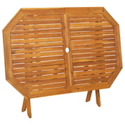vidaXL 5 Piece Garden Dining Set Solid Acacia Wood vidaXL 5 Piece Garden Dining Set Solid Acacia Wood