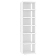 Vidaxl Shoe Cabinets 2 Pcs White 25x27x102 Cm Engineered Wood Vidaxl Shoe Cabinets 2 Pcs White 25x27x102 Cm Engineered Wood