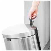 Brabantia 482021 FlatBack PedalBin 40L Matt Steel Fingerprint proof