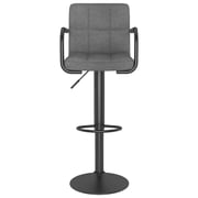 Vidaxl Bar Stools 2 Pcs Light Grey Fabric Vidaxl Bar Stools 2 Pcs Light Grey Fabric