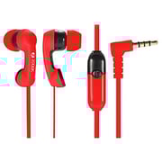 Zoook ZM-E11M In Ear Headset W/Mic Red Zoook ZM-E11M In Ear Headset W/Mic Red